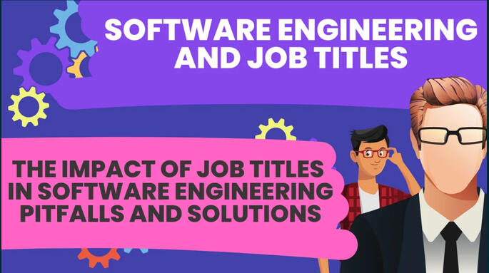 Professional hierarchy diagram illustrating software engineering job title structures