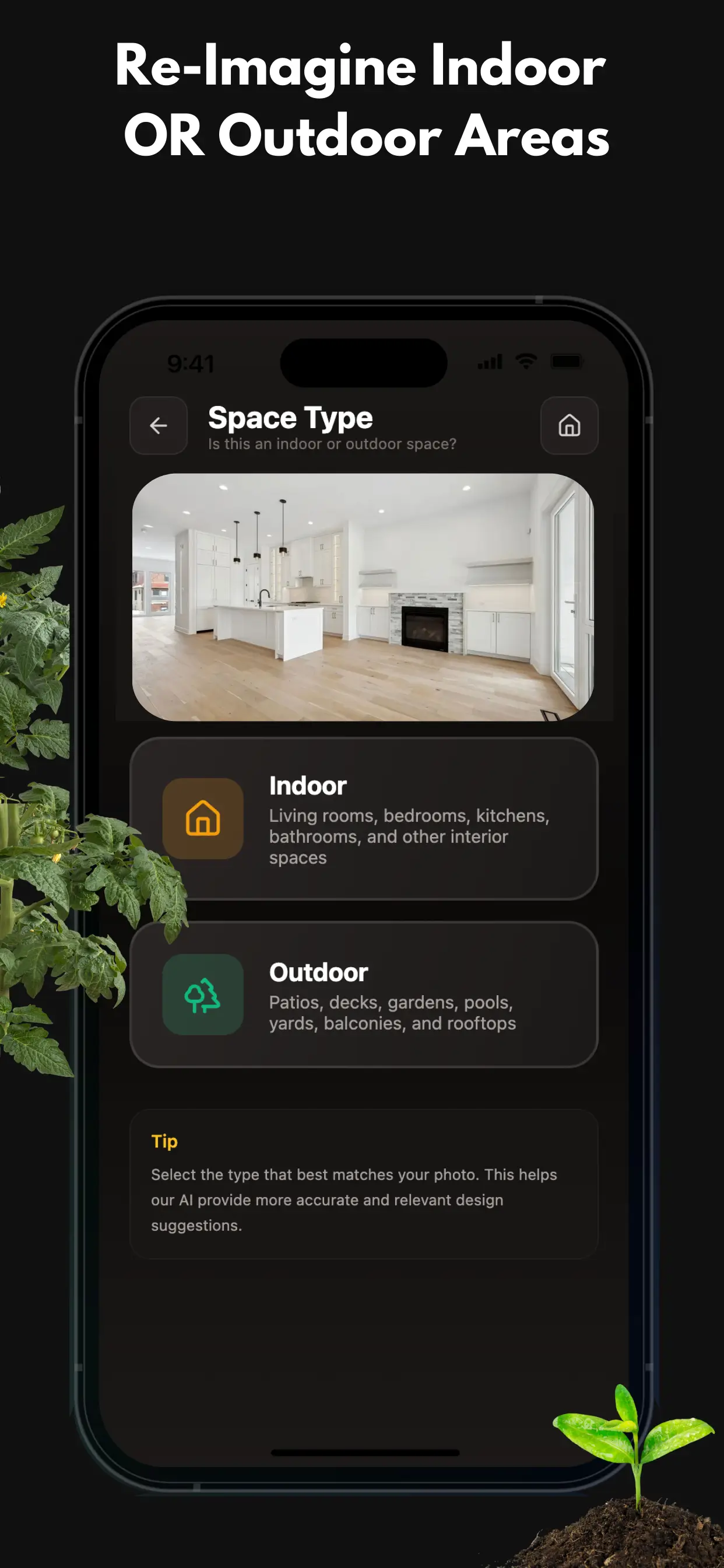 Modus AI paint visualizer - bedroom with custom paint colors applied
