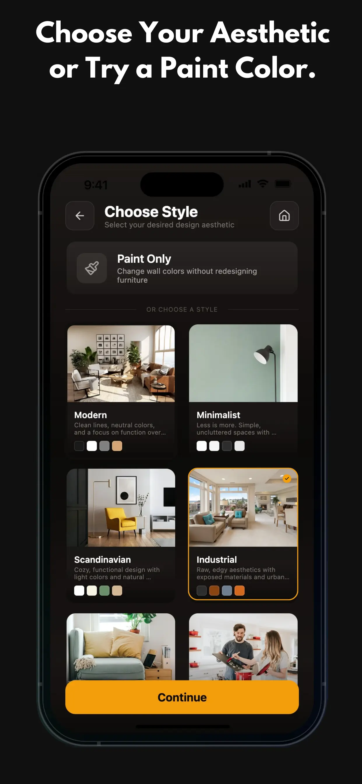 Modus AI room organizer - optimized space layout for small apartment