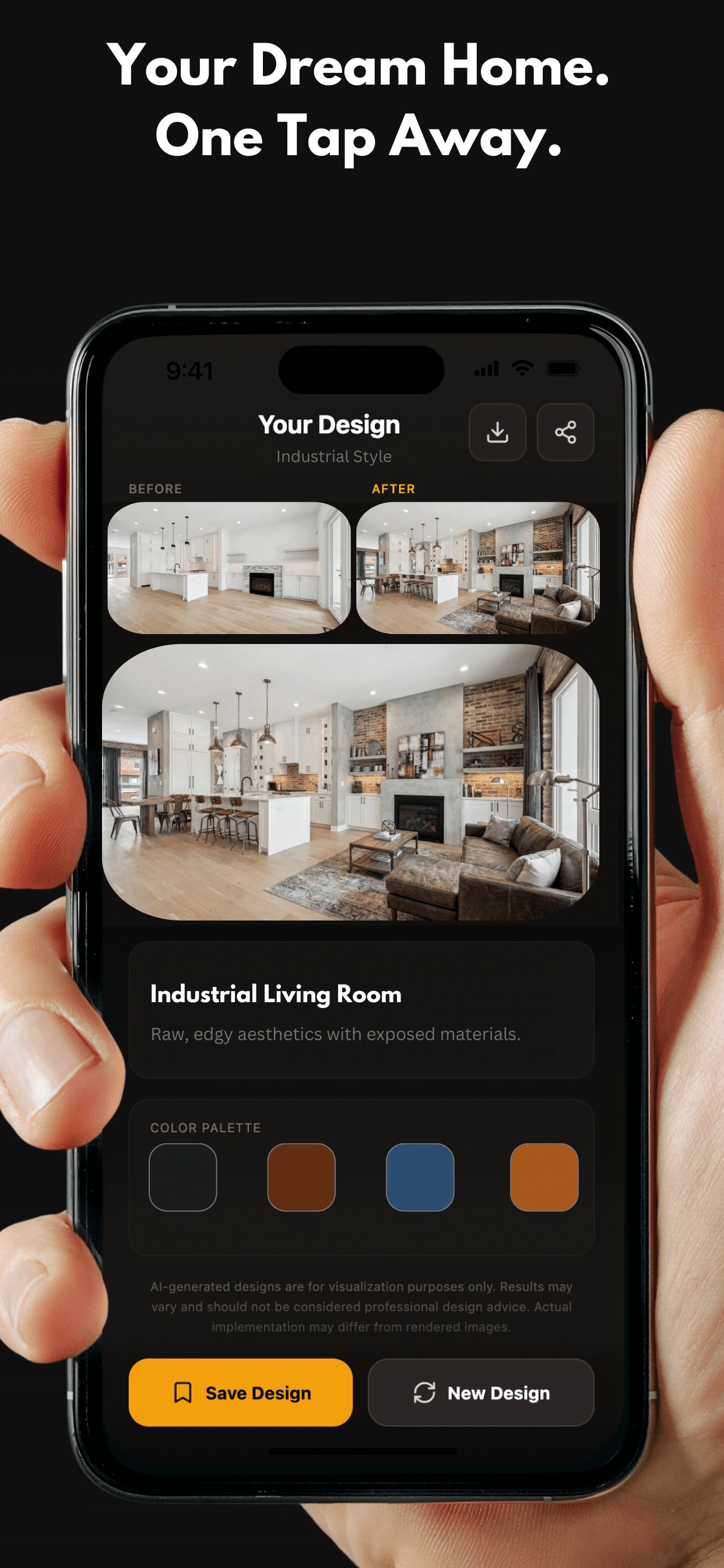 Modus AI kitchen redesign - structural changes with existing furniture preserved